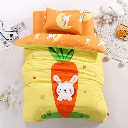 孩子王家纺 全棉13372大版卡通幼儿园多件套 萝卜兔