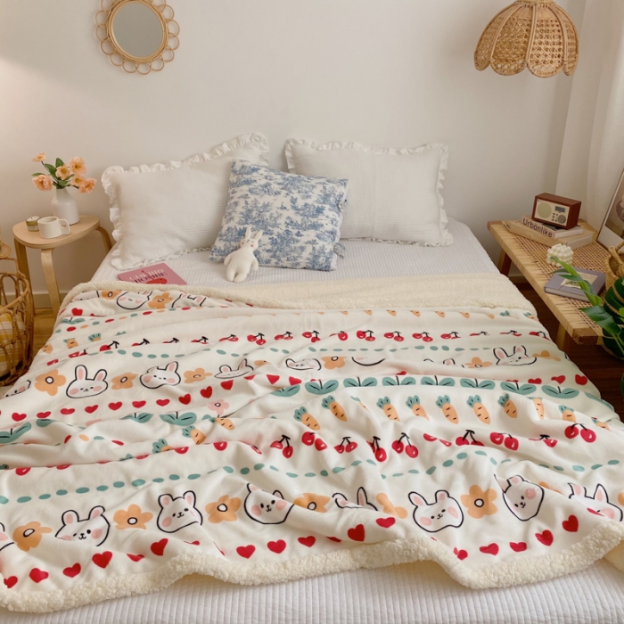 91家纺网 家纺一手货源 找家纺 萝莉家纺 保暖加厚牛奶绒毛毯羊羔绒毯子被套毯菲菲