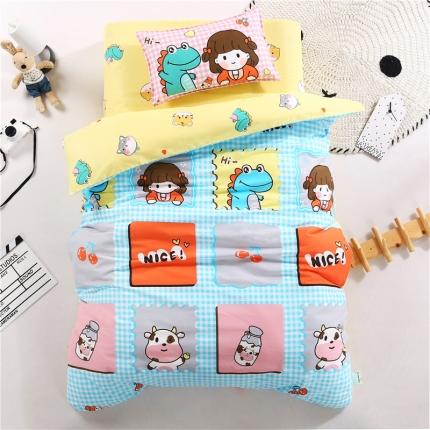 91家纺网 家纺一手货源 找家纺 （总）孩子王家纺 全棉13372小版卡通幼儿园多件套