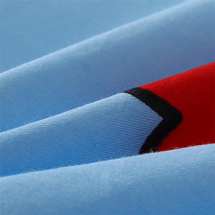 91家纺网 家纺一手货源 找家纺 孩子王家纺 全棉13372小版卡通幼儿园多件套 凹凸曼小怪兽