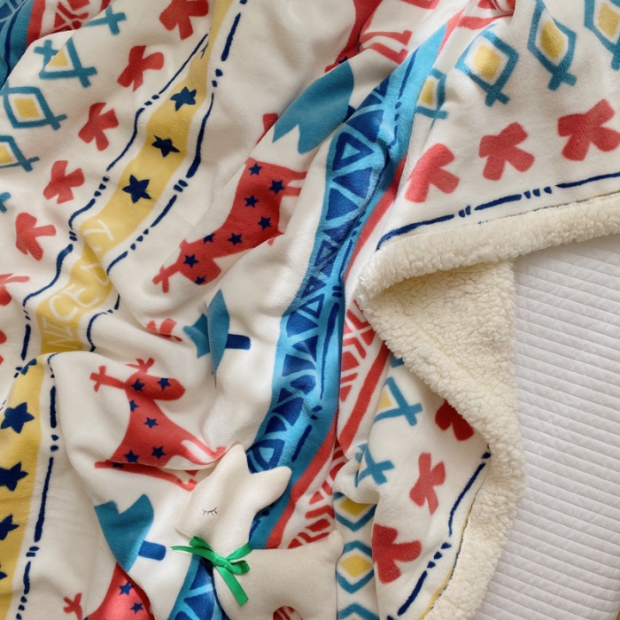 91家纺网 家纺一手货源 找家纺 萝莉家纺 保暖加厚牛奶绒毛毯羊羔绒毯子被套毯杰西