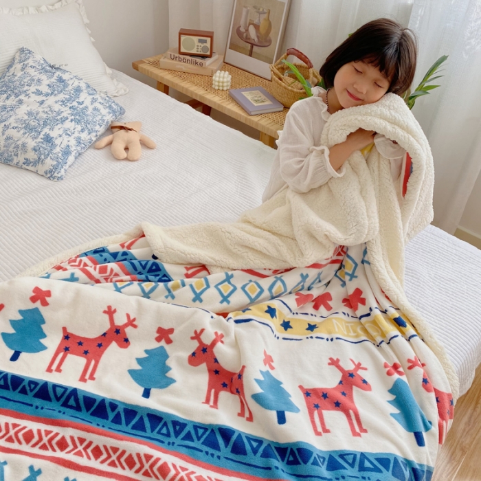 91家纺网 家纺一手货源 找家纺 萝莉家纺 保暖加厚牛奶绒毛毯羊羔绒毯子被套毯杰西