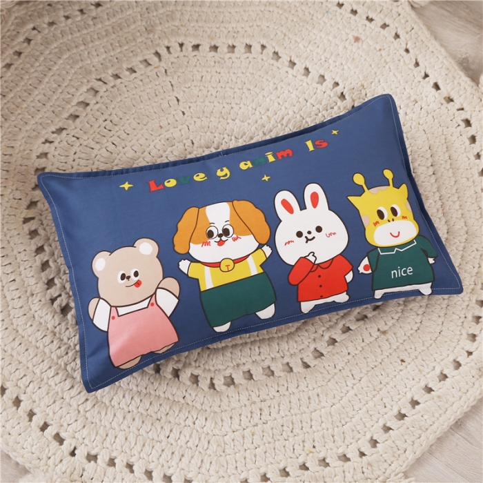 91家纺网 家纺一手货源 找家纺 孩子王家纺 全棉13372小版卡通幼儿园多件套 动物园