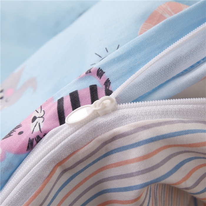 91家纺网 家纺一手货源 找家纺 孩子王家纺 全棉13372小版卡通幼儿园多件套 多彩丛林