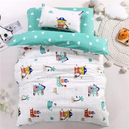 孩子王家纺 全棉13372小版卡通幼儿园多件套 深海探险