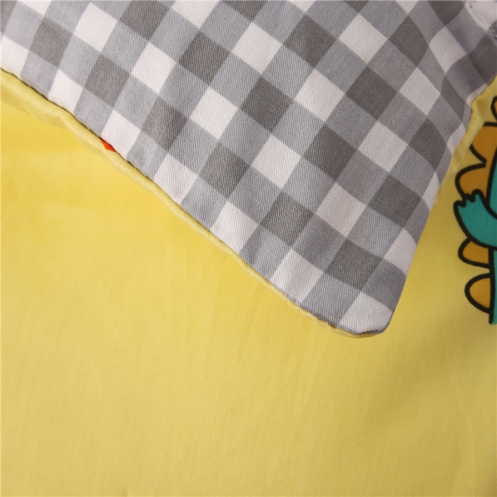 91家纺网 家纺一手货源 找家纺 孩子王家纺 全棉13372小版卡通幼儿园多件套 奶牛猫咪