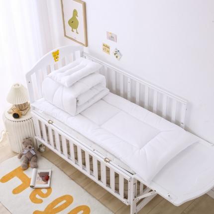 91家纺网 家纺一手货源 找家纺 （总）芭伯妮 2025新款儿童幼儿园套件内胆三件套 四件套 羽丝绒被芯被子三件套垫芯垫被