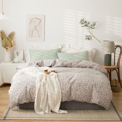 91家纺网 家纺一手货源 找家纺 （总）原研家居 新款kinfolk原研针织棉印花单被套