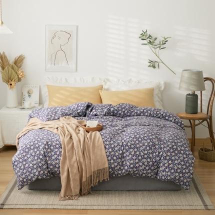 91家纺网 家纺一手货源 找家纺 （总）原研家居 新款kinfolk原研针织棉印花单被套