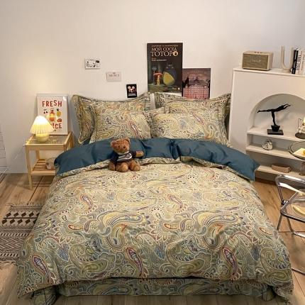 91家纺网 家纺一手货源 找家纺 总由丽新款简约铂金棉臻棉全棉四件套臻棉第三批“ 被套放预缩”