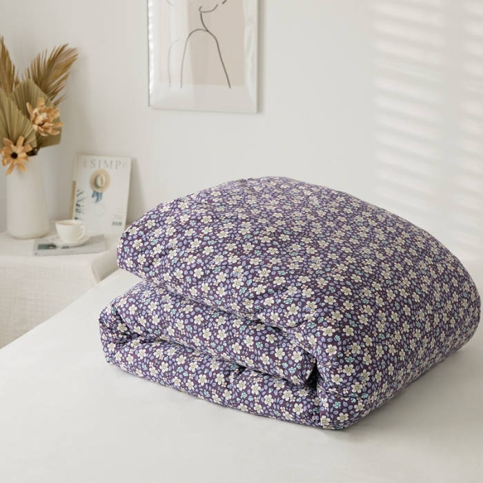 91家纺网 家纺一手货源 找家纺 原研家居 新款kinfolk原研针织棉印花单被套 爱克