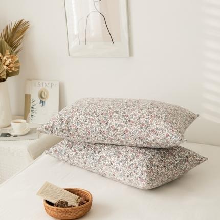 原研家居 新款kinfolk原研针织棉印花单枕套 博克