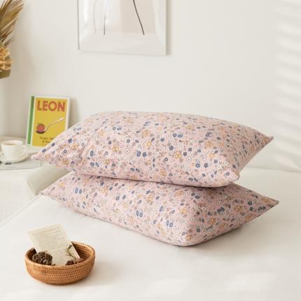 原研家居 新款kinfolk原研针织棉印花单枕套 达洛