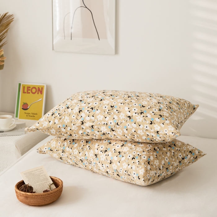 91家纺网 家纺一手货源 找家纺 原研家居 新款kinfolk原研针织棉印花单枕套 卡斯