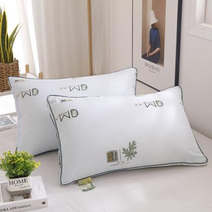 91家纺网 家纺一手货源 找家纺 皇冠之家 新款艾草抑菌枕芯艾草枕头蓝色边