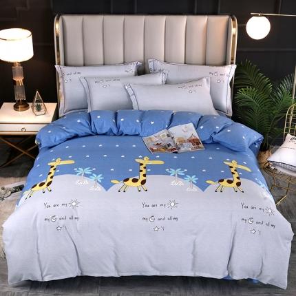 91家纺网 家纺一手货源 找家纺 （总2）金纱玉纺 2022新款全棉磨毛四件套