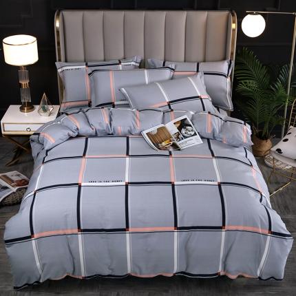 91家纺网 家纺一手货源 找家纺 （总2）金纱玉纺 2022新款全棉磨毛四件套