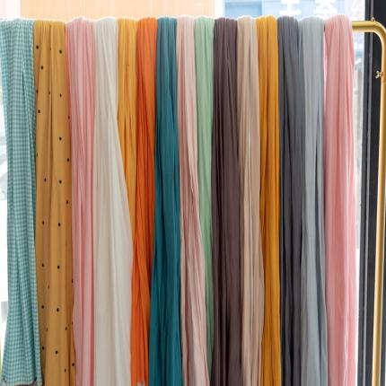 锦盛纺织 2021新款套件被芯面料130克天竺棉面料色布系列