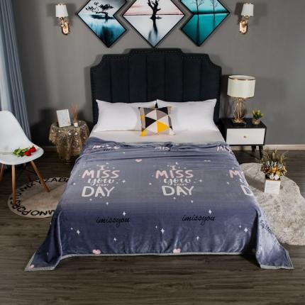 91家纺网 家纺一手货源 找家纺 爱她美家纺 250g云貂绒毛毯 爱你每一天