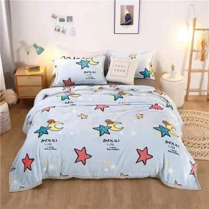 91家纺网 家纺一手货源 找家纺 爱她美家纺 250g云貂绒毛毯 晚安