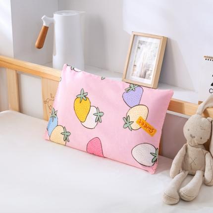 91家纺网 家纺一手货源 找家纺 宝贝优选 2024新款枕套+枕芯30x50cm 彩色草莓