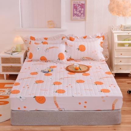 91家纺网 家纺一手货源 找家纺 总甜之梦2025全棉夹棉防滑抗菌床笠定制任何尺寸可接缺角异型