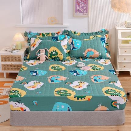 总甜之梦2025全棉夹棉防滑抗菌床笠定制任何尺寸可接缺角异型