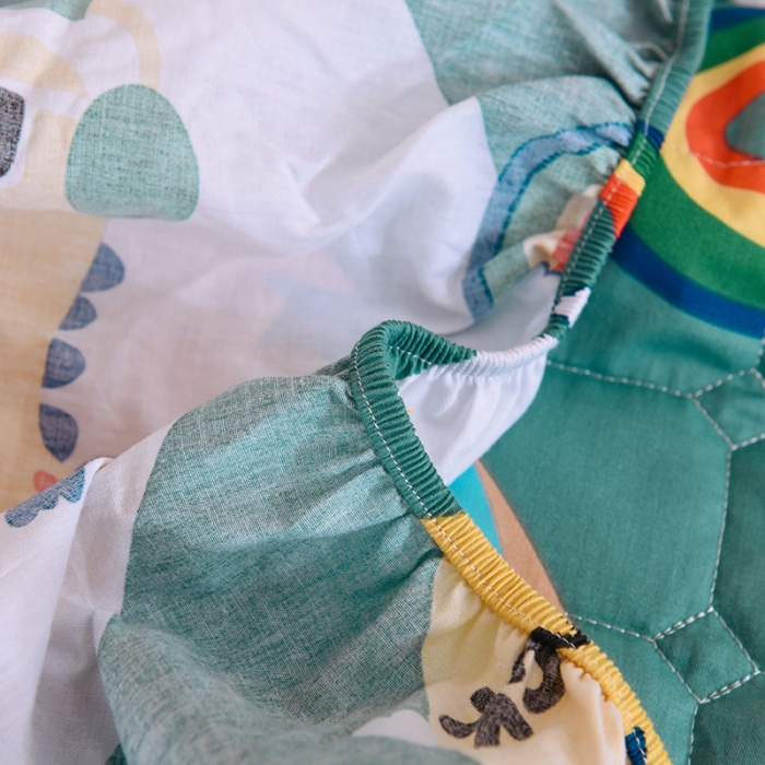 91家纺网 家纺一手货源 找家纺 总甜之梦2025全棉夹棉防滑抗菌床笠定制任何尺寸可接缺角异型