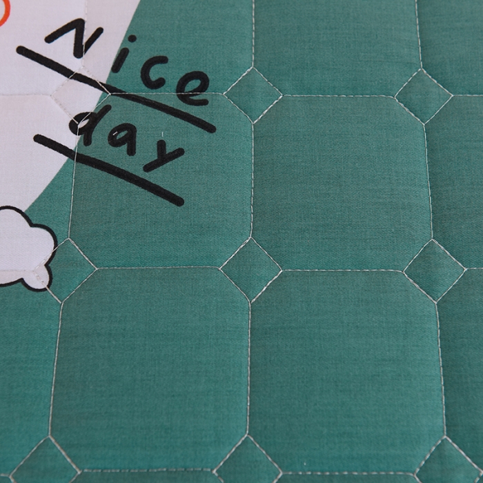 91家纺网 家纺一手货源 找家纺 甜之梦家纺 2025新款全棉夹棉防滑抗菌床笠 恐龙派对