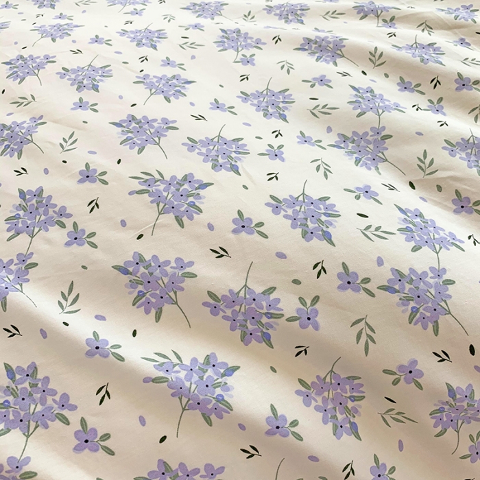 91家纺网 家纺一手货源 找家纺 田野2021新款花卉全棉四件套 花期