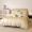 91家纺网 家纺一手货源 找家纺 618家纺新款100S长绒棉四件套100支被套60支床上用品典雅-米白
