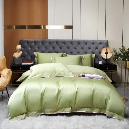 91家纺网 家纺一手货源 找家纺 总2021新款100支长绒棉纯棉被套轻奢全棉60支四件套纯色