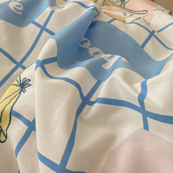 91家纺网 家纺一手货源 找家纺 雅居纺家纺 2022新款全棉史努比四件套 海边度假