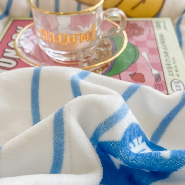 91家纺网 家纺一手货源 找家纺 2021新款牛奶绒四件套法莱水晶宝宝绒 元气食堂の欢乐海洋