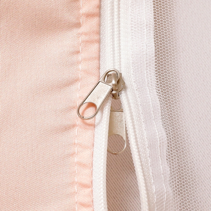 91家纺网 家纺一手货源 找家纺 卓尔居 2025新款学生床帘强遮光三开蚊帐 少女心