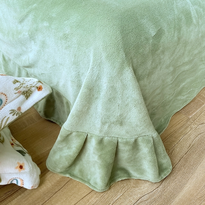 91家纺网 家纺一手货源 找家纺 （总）呗旺鹿2022ykk拉链印花牛奶绒四件套水晶法莱绒直播