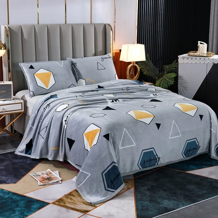 91家纺网 家纺一手货源 找家纺 2025总高克重赋雅-加厚云貂绒毛毯双面绒休闲毯 法莱绒枕套床单盖毯