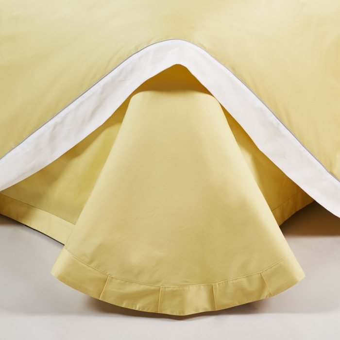 91家纺网 家纺一手货源 找家纺 爱情故事 2024新款婚庆100s全棉四件套秋月黄