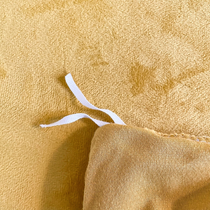 91家纺网 家纺一手货源 找家纺 邦妮 2024新款云貂绒纯色四件套 姜黄