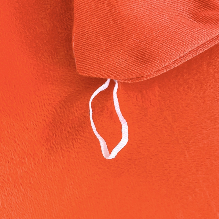 91家纺网 家纺一手货源 找家纺 邦妮 2024新款云貂绒纯色四件套 桔色