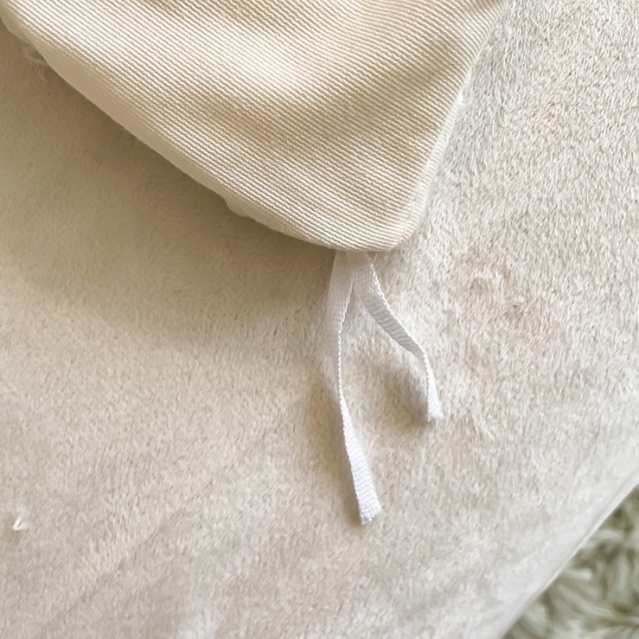 91家纺网 家纺一手货源 找家纺 邦妮 2024新款云貂绒纯色四件套 奶油白