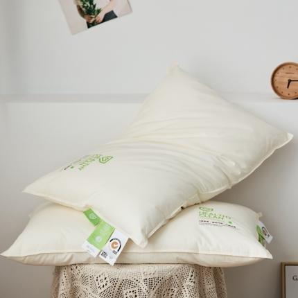 91家纺网 家纺一手货源 找家纺 境月枕芯 2021新款A类防螨抑菌枕系列 单边低矮款