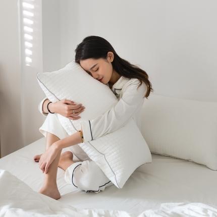 91家纺网 家纺一手货源 找家纺 （总）境月枕芯 水洗抑菌系列