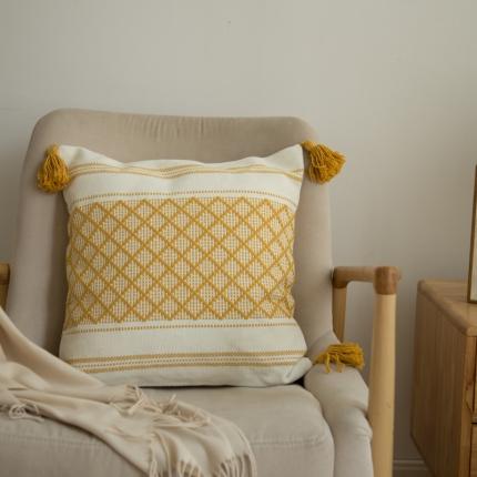 91家纺网 家纺一手货源 找家纺 （总) 恋佳 2021新款小格工艺编织枕系列