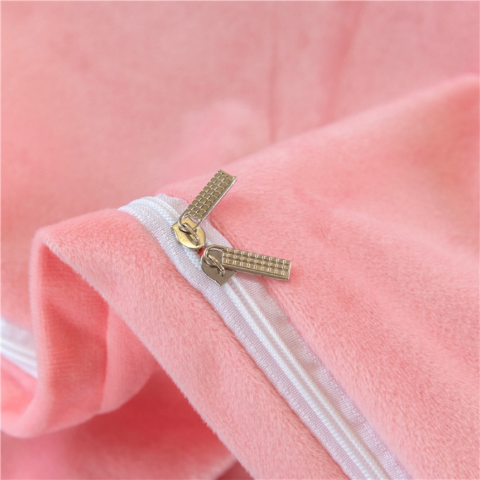 91家纺网 家纺一手货源 找家纺 福丽莱 宝宝绒刺绣四件套-浪漫风情 玉色