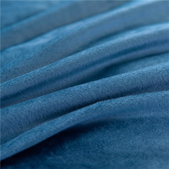 91家纺网 家纺一手货源 找家纺 福丽莱 宝宝绒刺绣四件套-浪漫风情 绅士蓝