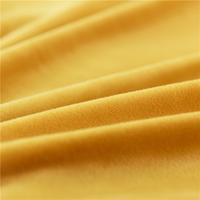 91家纺网 家纺一手货源 找家纺 福丽莱 宝宝绒刺绣四件套-浪漫风情 柠檬黄