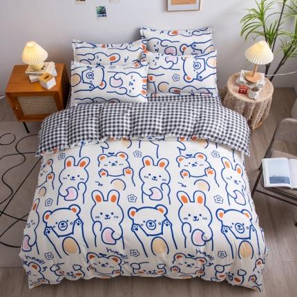 91家纺网 家纺一手货源 找家纺 （总）乐居坊2021新款芦荟棉四件套