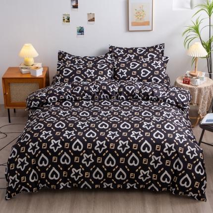 乐居坊2021新款芦荟棉四件套 星辰