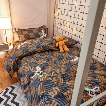 91家纺网 家纺一手货源 找家纺 乐居坊 2021芦荟棉花型宿舍床 轻奢风